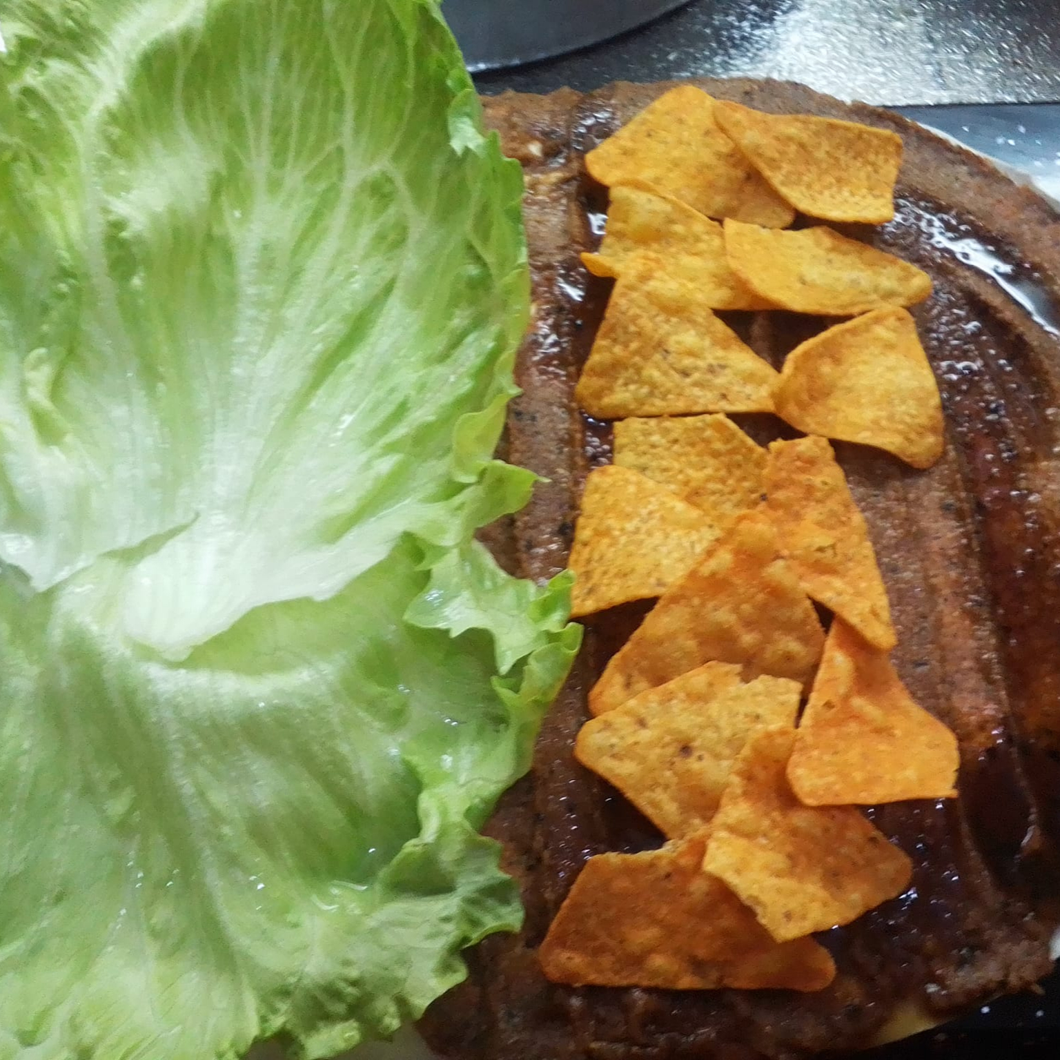 Doritoslu Çiğköfte Dürüm + Ayran