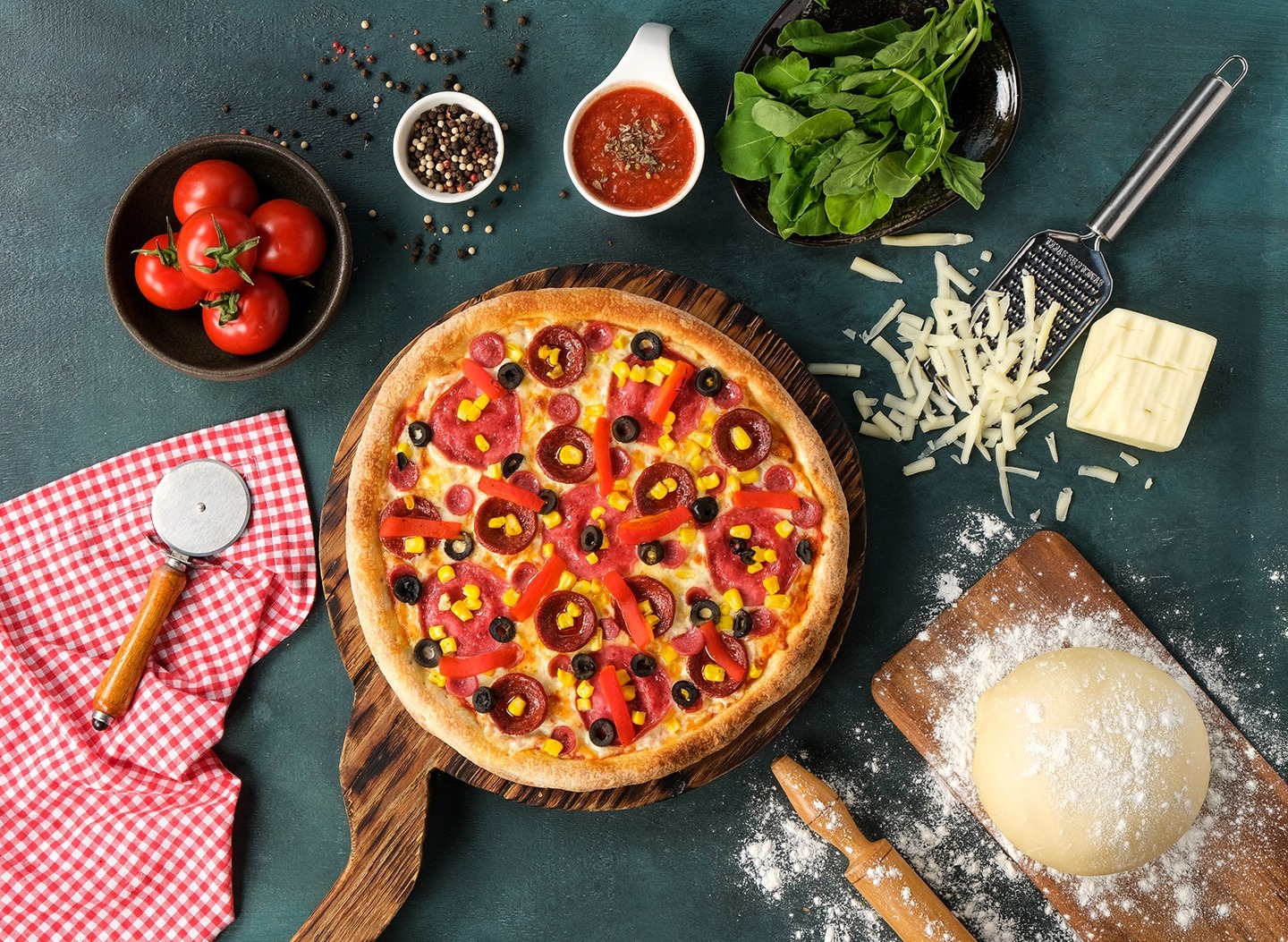 Karışık Pizza (Orta)