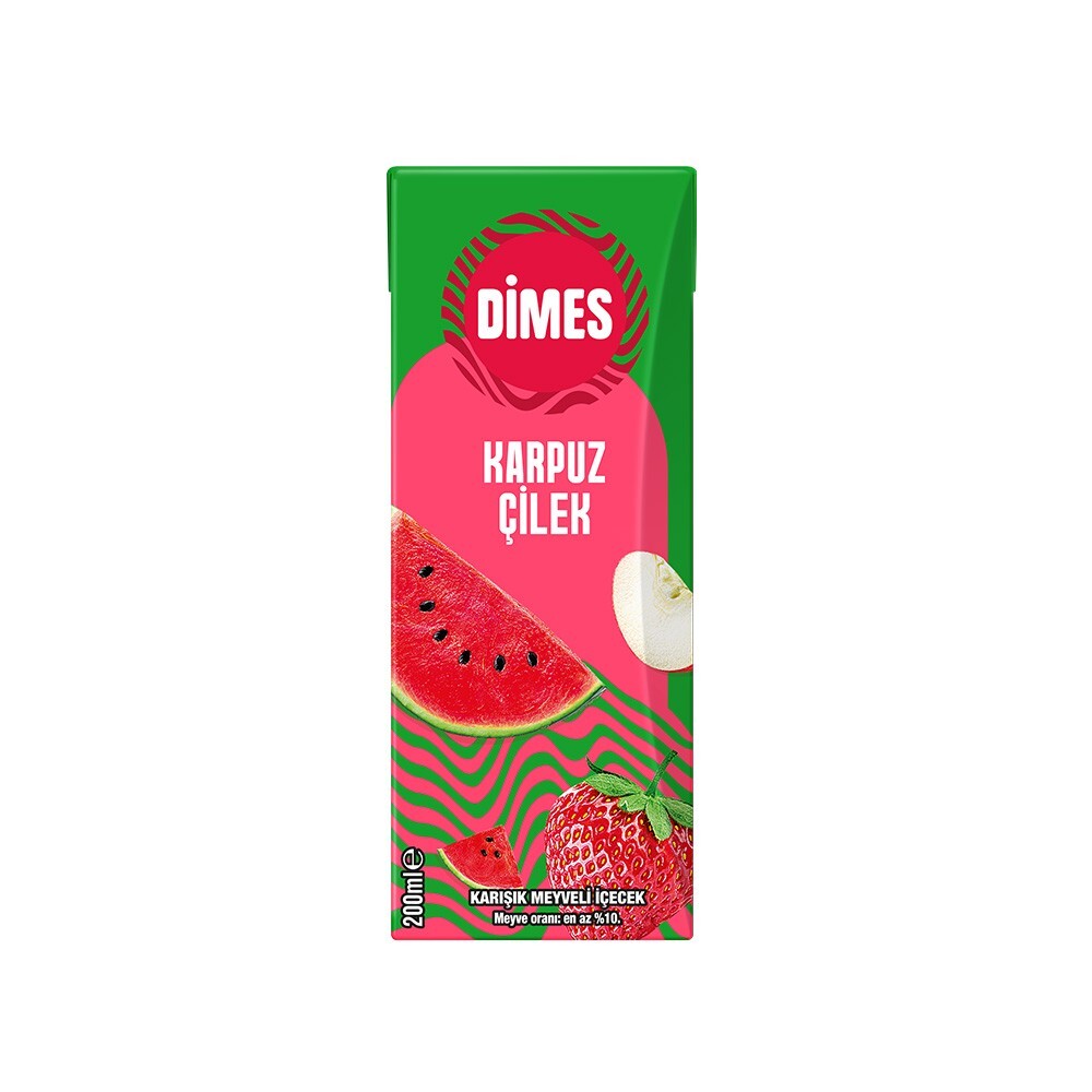 Karpuz-Çilek Dimes Meyve Suyu (200 ml)