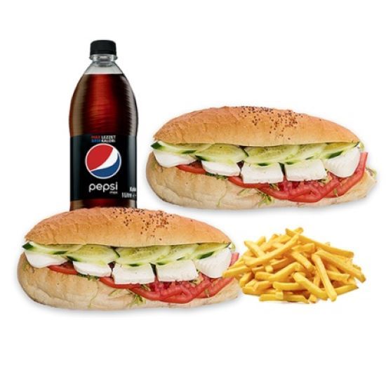 2 Li Beyaz peynirli Menü