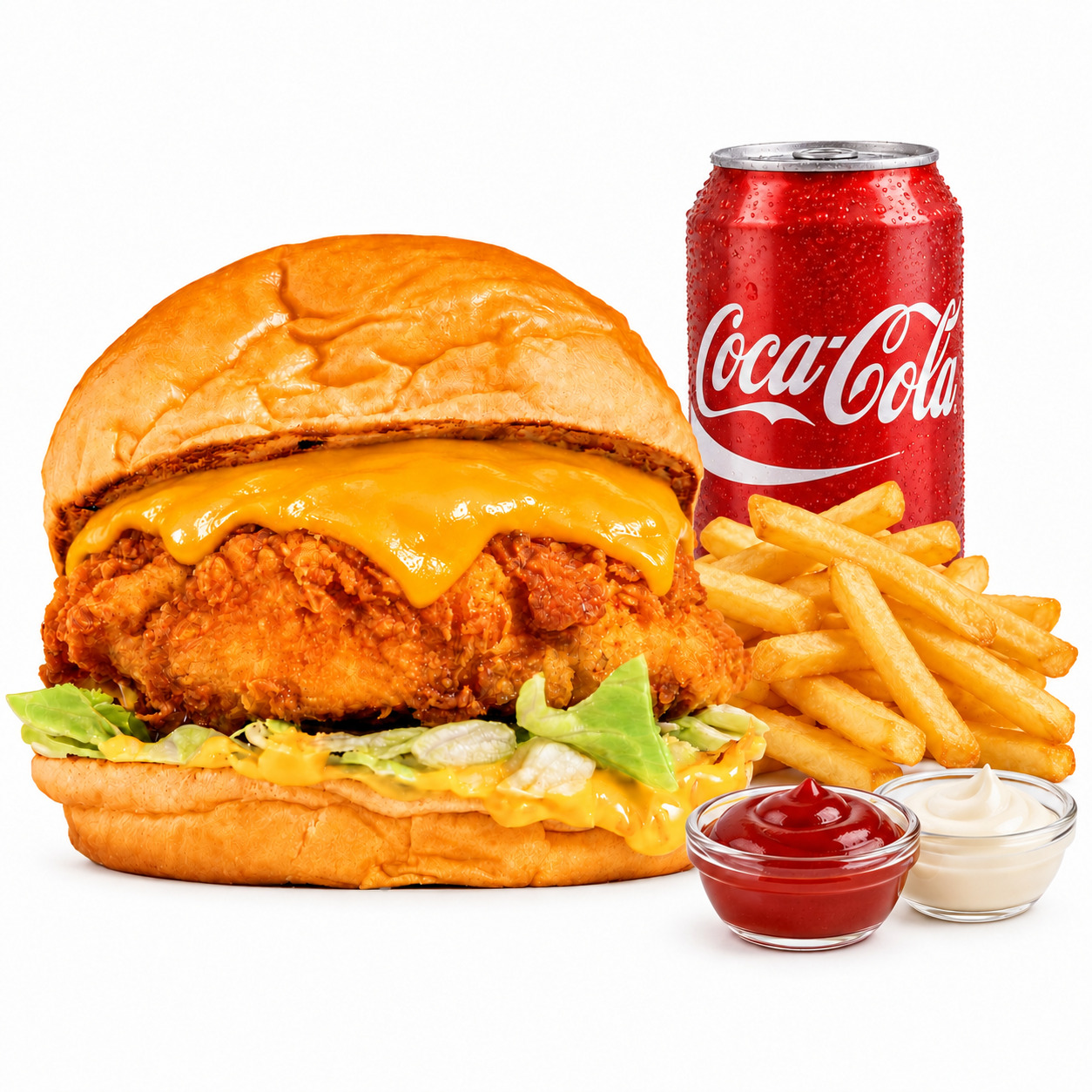 Fav Cheddar Burger Menü