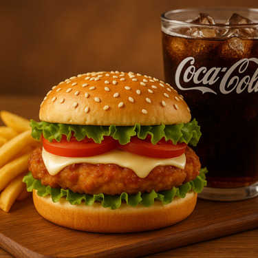 Bam Bam Klasik Tavuk Burger Menü