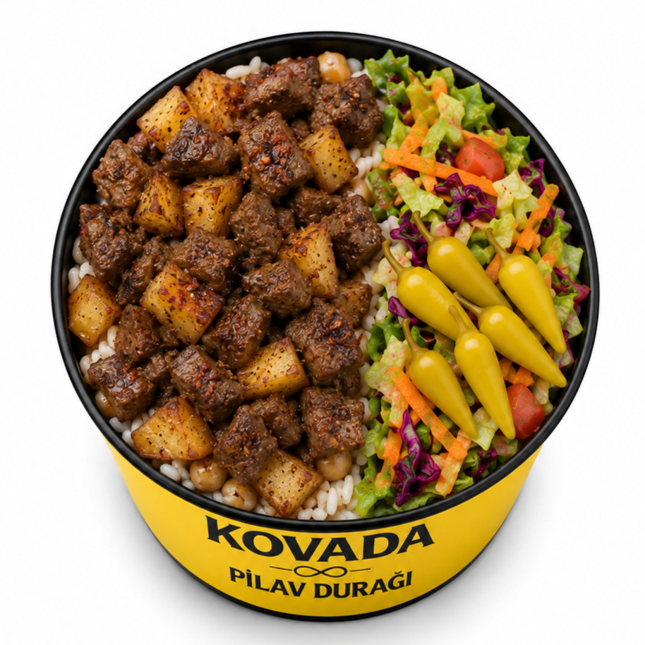 Kovada Büyük Boy Pilav Üstü Ciğer
