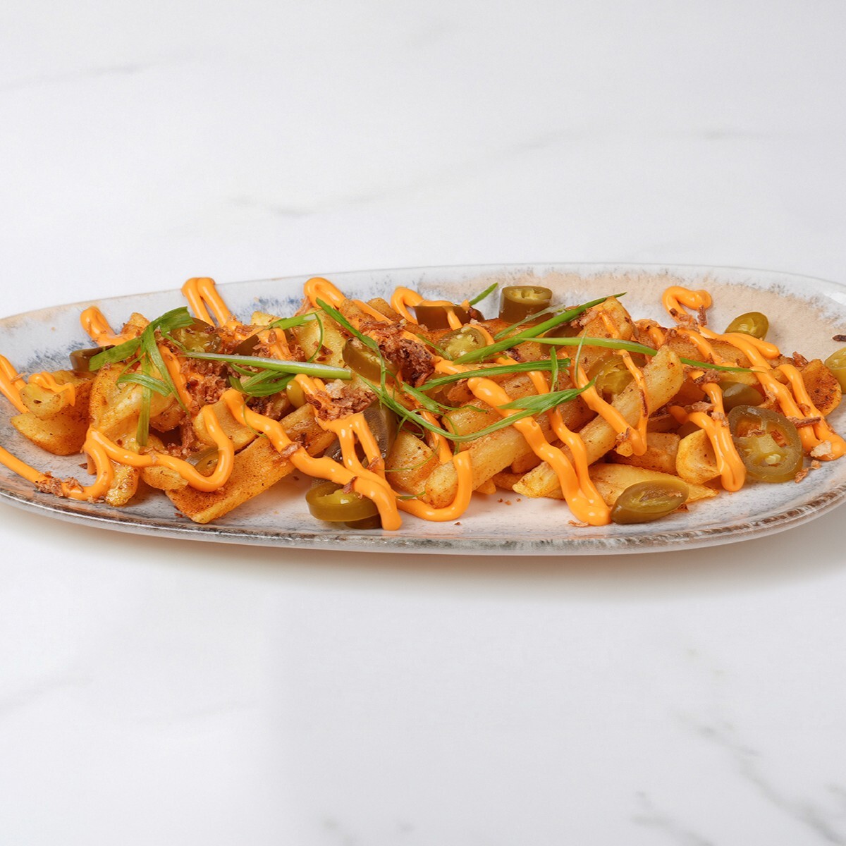 Cheddar peynirli Kaşık patates kızartması