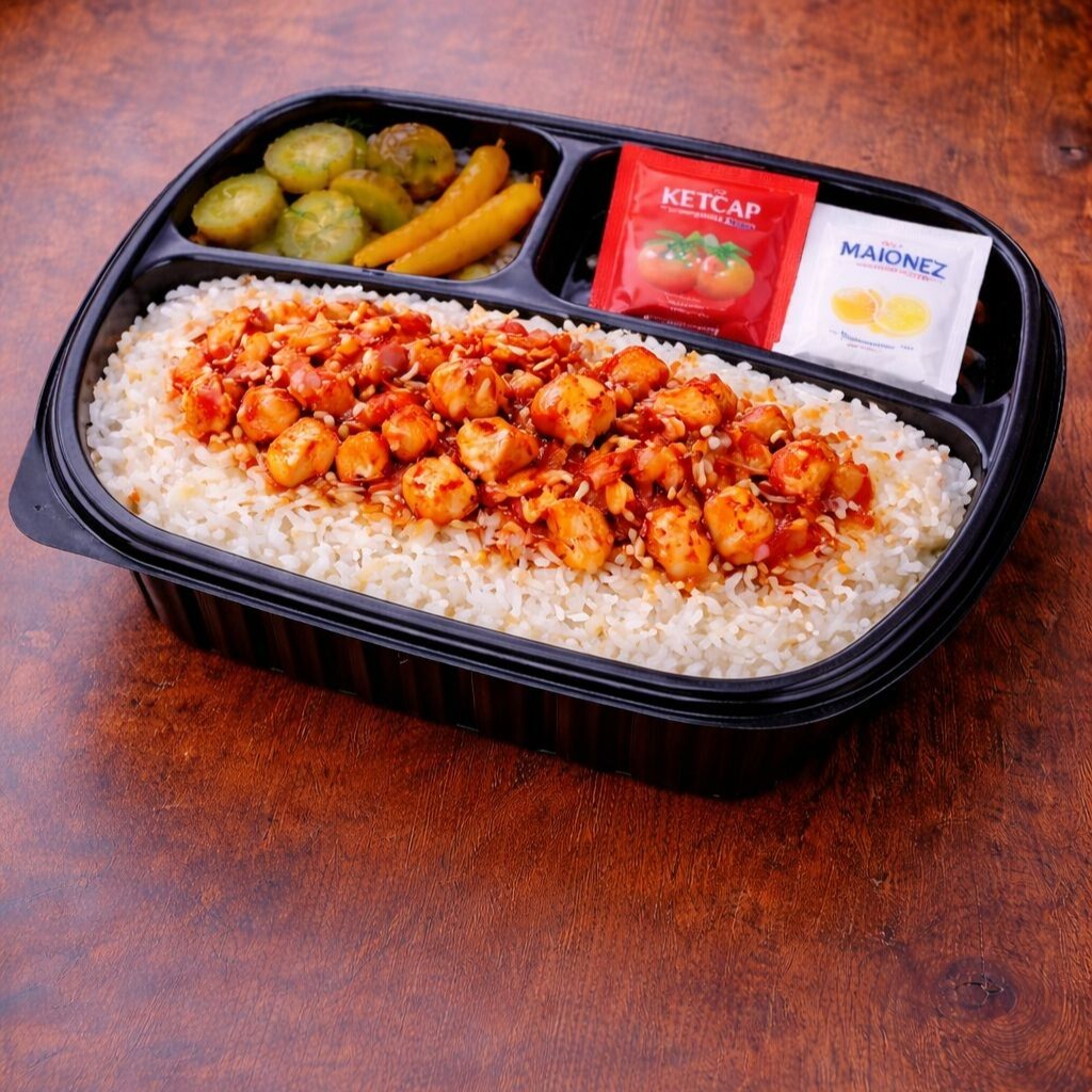 Sweetchili Soslu Tereyağlı Pilav