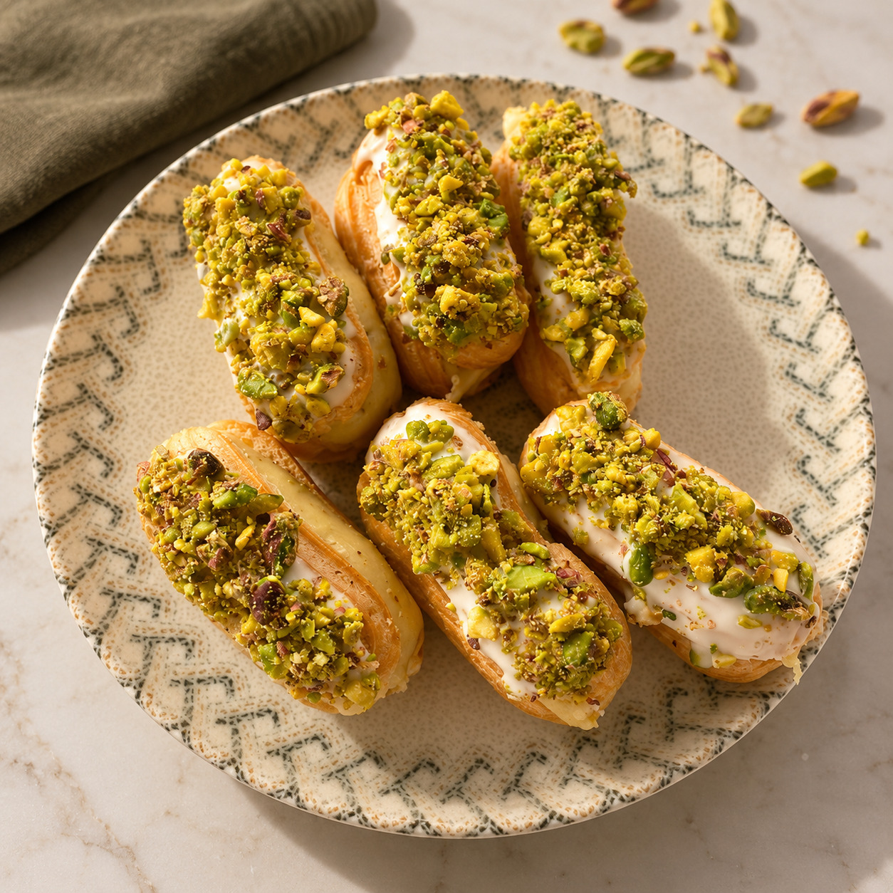 Fıstıklı Ekler (250 Gr)