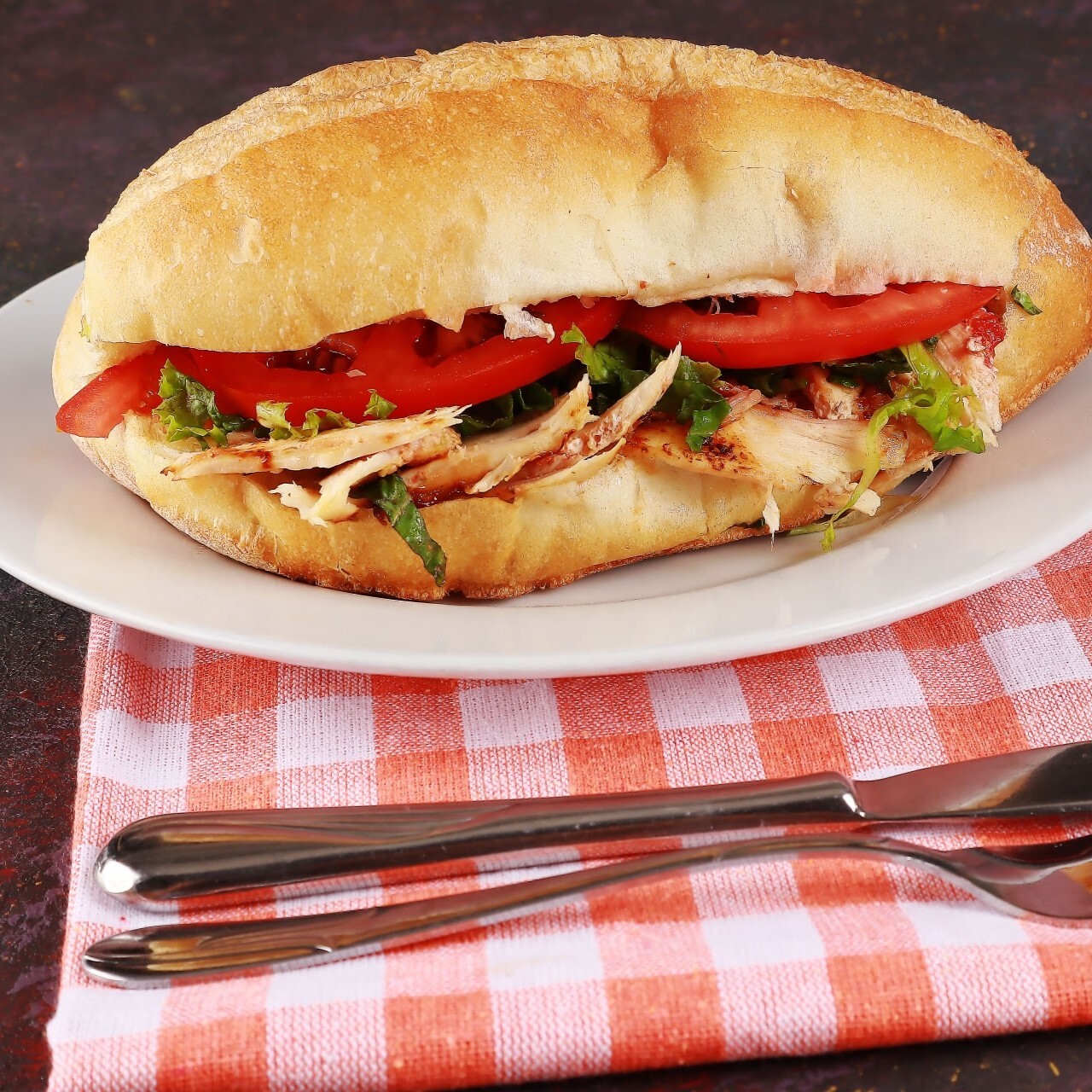 Sandviç Ekmeği Tavuk Döner