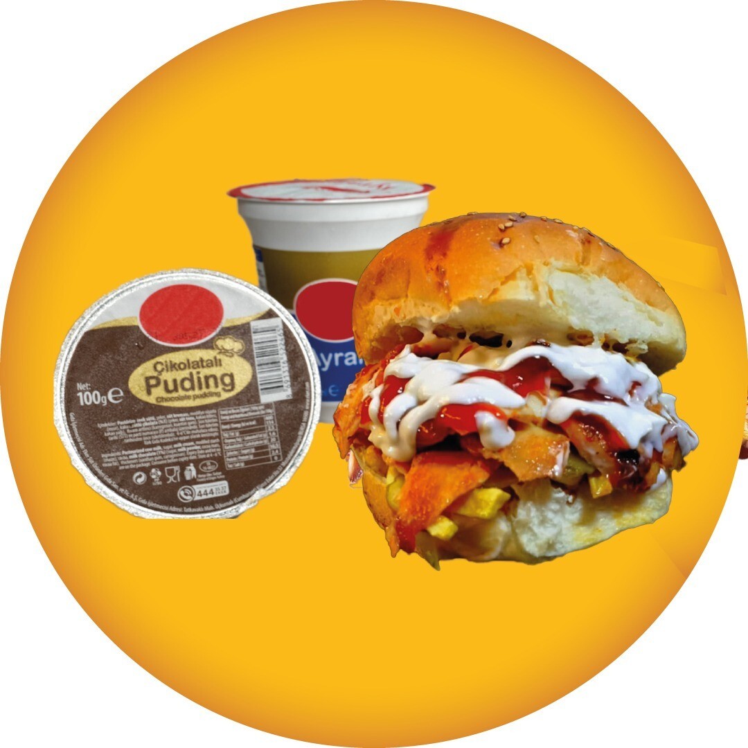 Döner Burger Tatlı Menü