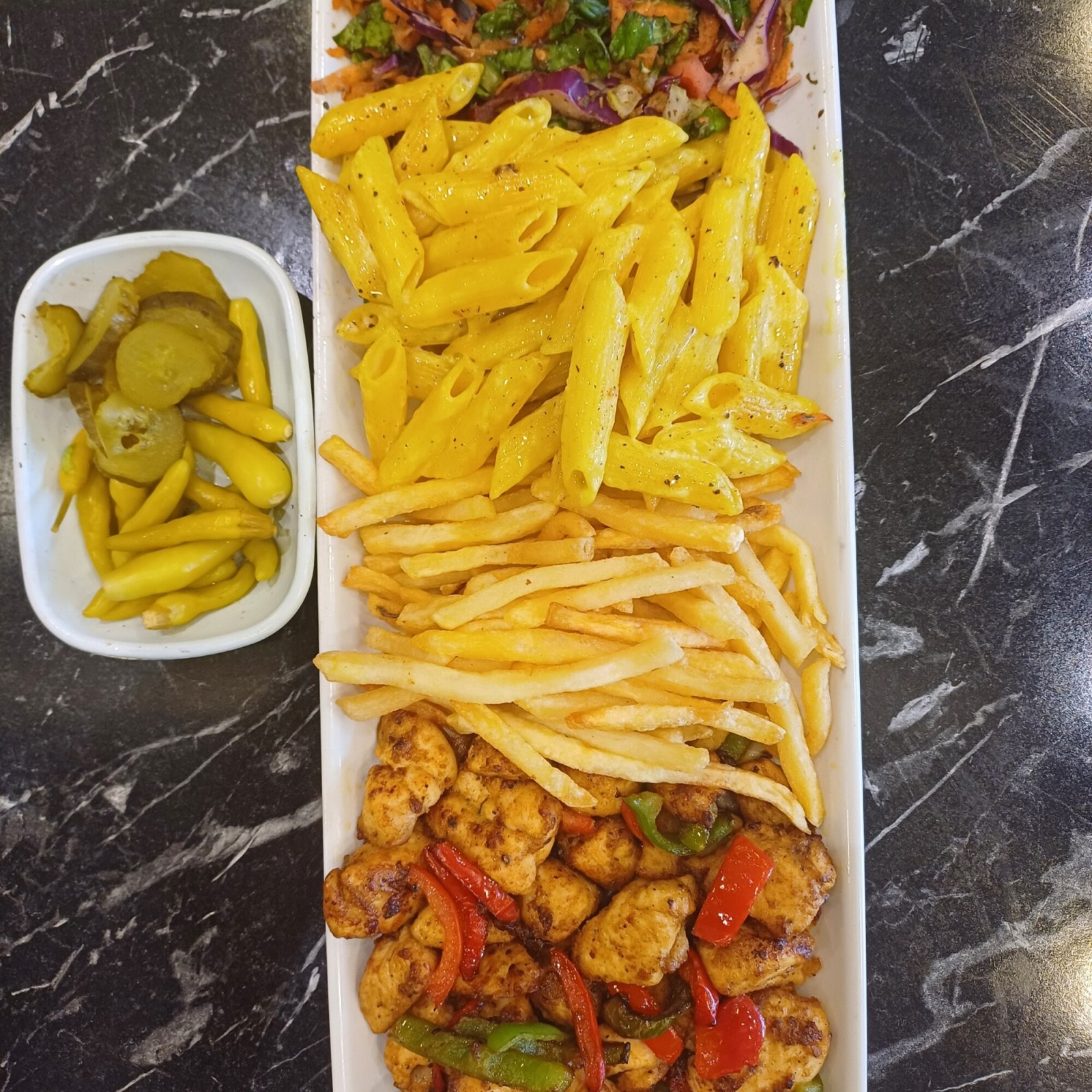 Duble Köri Soslu kaşarlı Tavuk Porsiyon