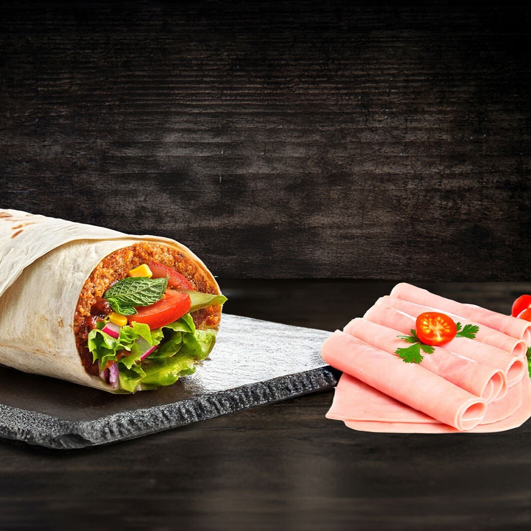 ÇİFT LAVAŞ Dana Jambonlu Maxi Dürüm (150 gr.)