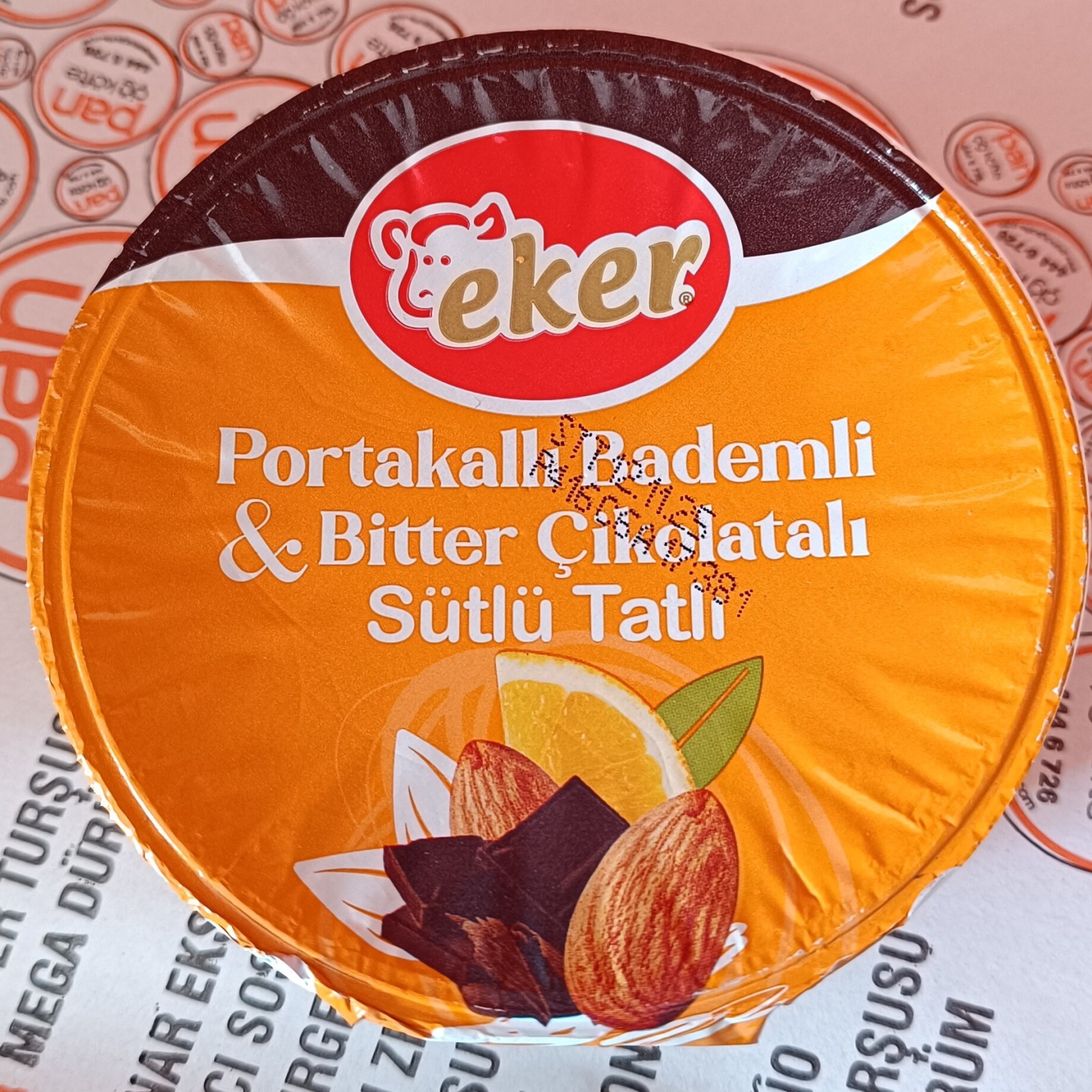 Portakallı Bademli Bitter Çikolatalı Tatlı