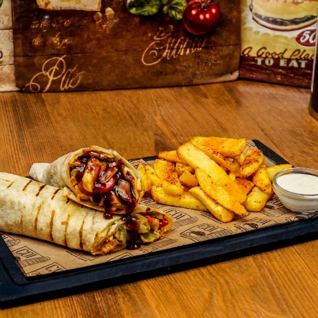 BBQ Tavuklu Wrap