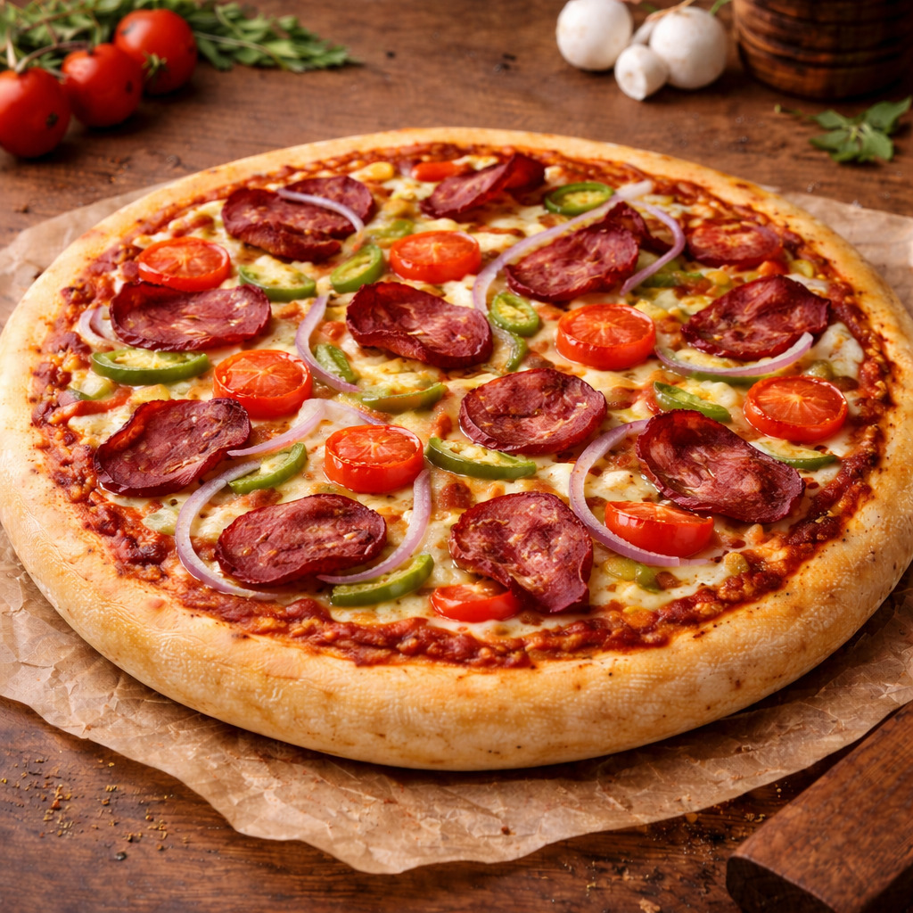 Pastırmalı Pizza (Jumbo Boy)