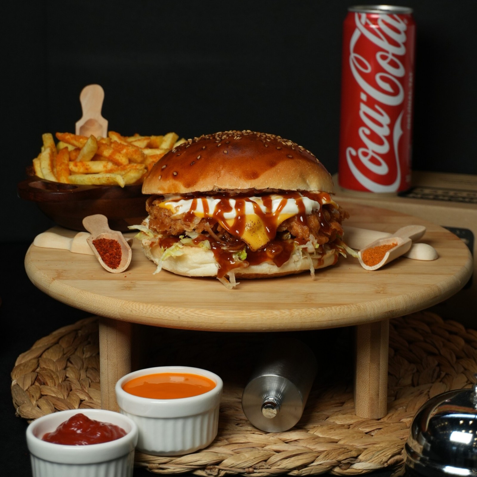 BBQ Project Burger Menü