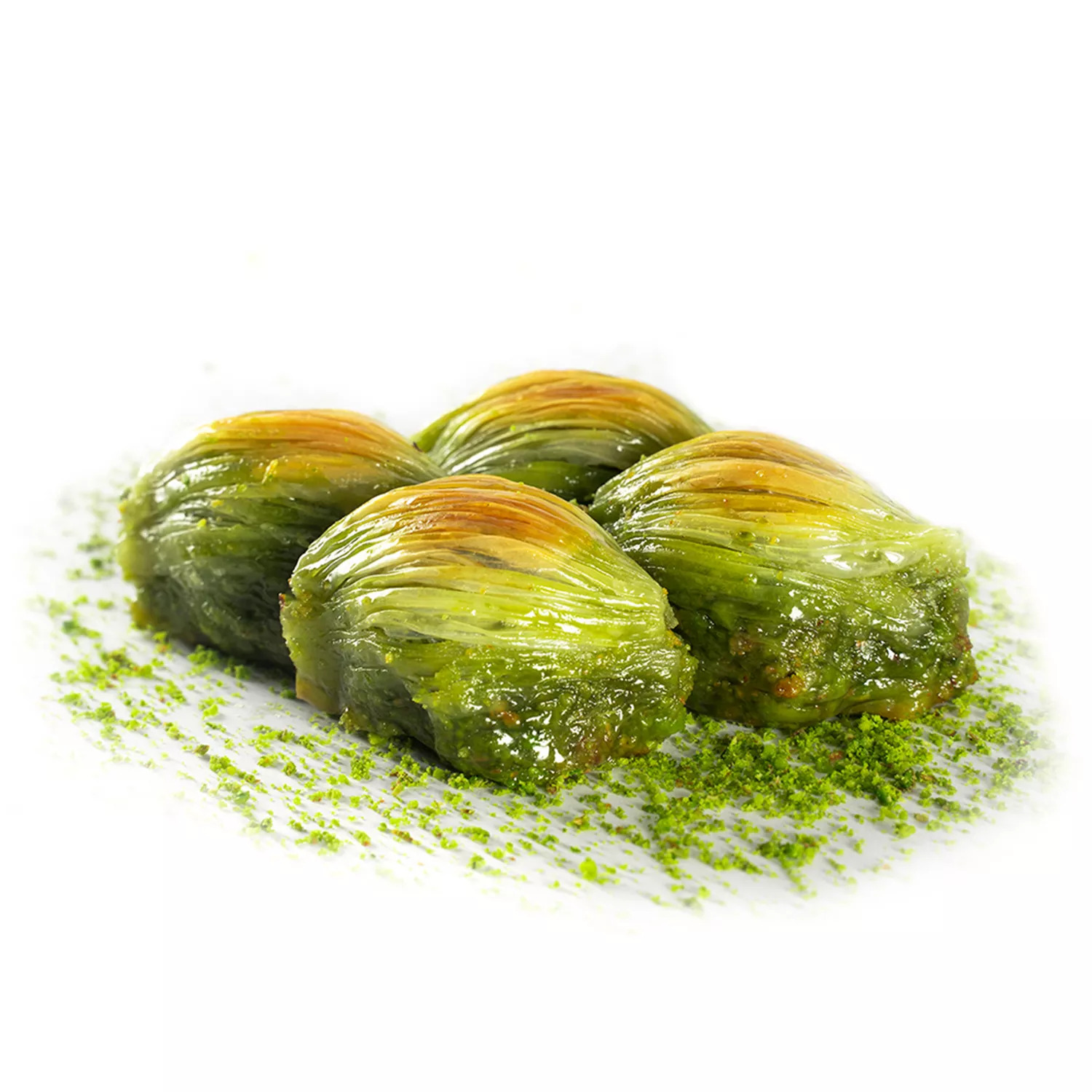 Midye Baklava Fıstıklı ( 500 Gr )