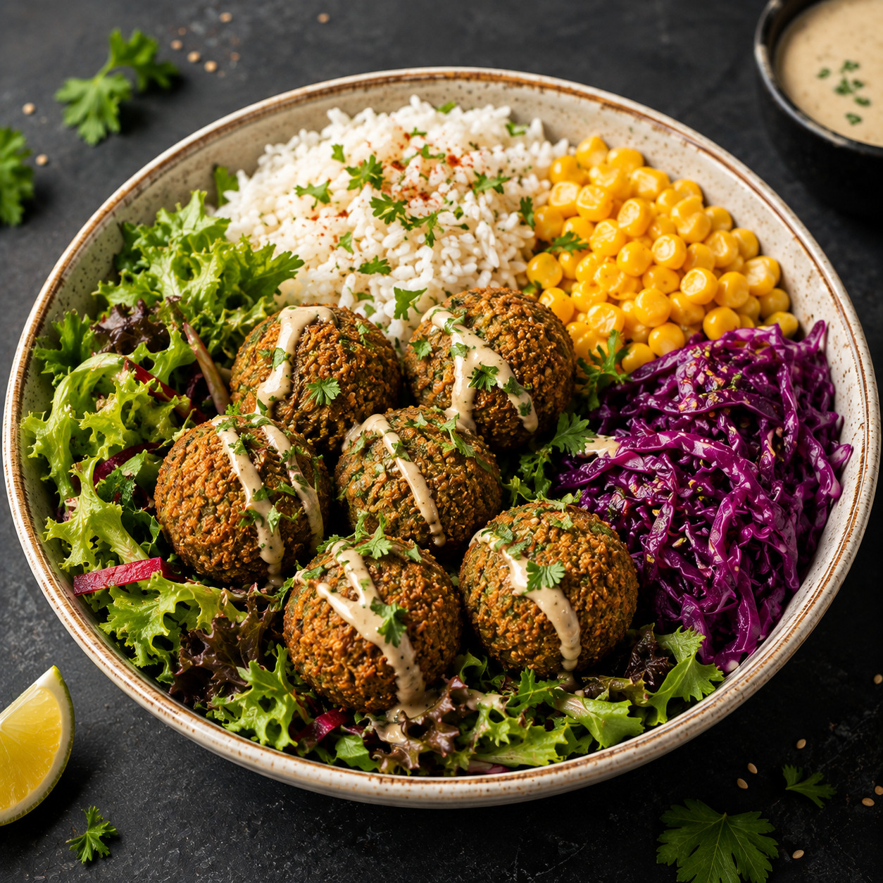Falafel Bowl (450 Gr)