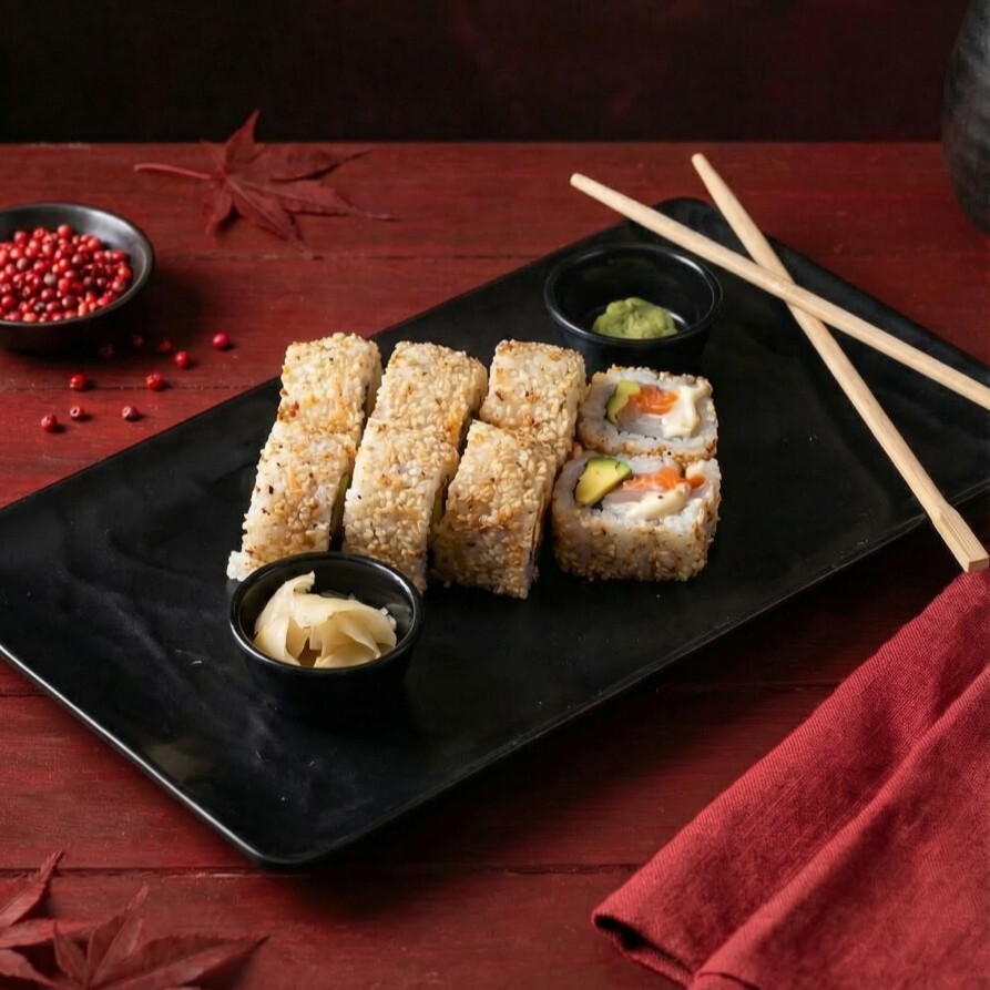 Crunch Sake Roll (8 Pcs.)