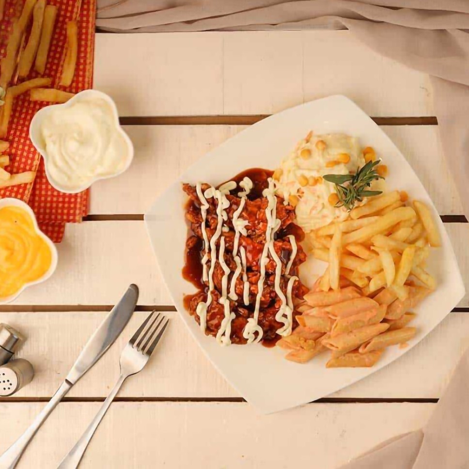 Barbekü Soslu Çıtır Fileto Porsiyon