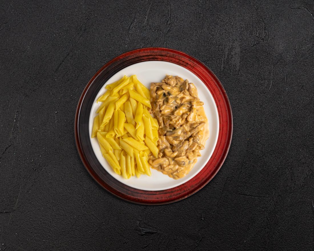 Kremalı Mantarlı Tavuk & Penne Makarna