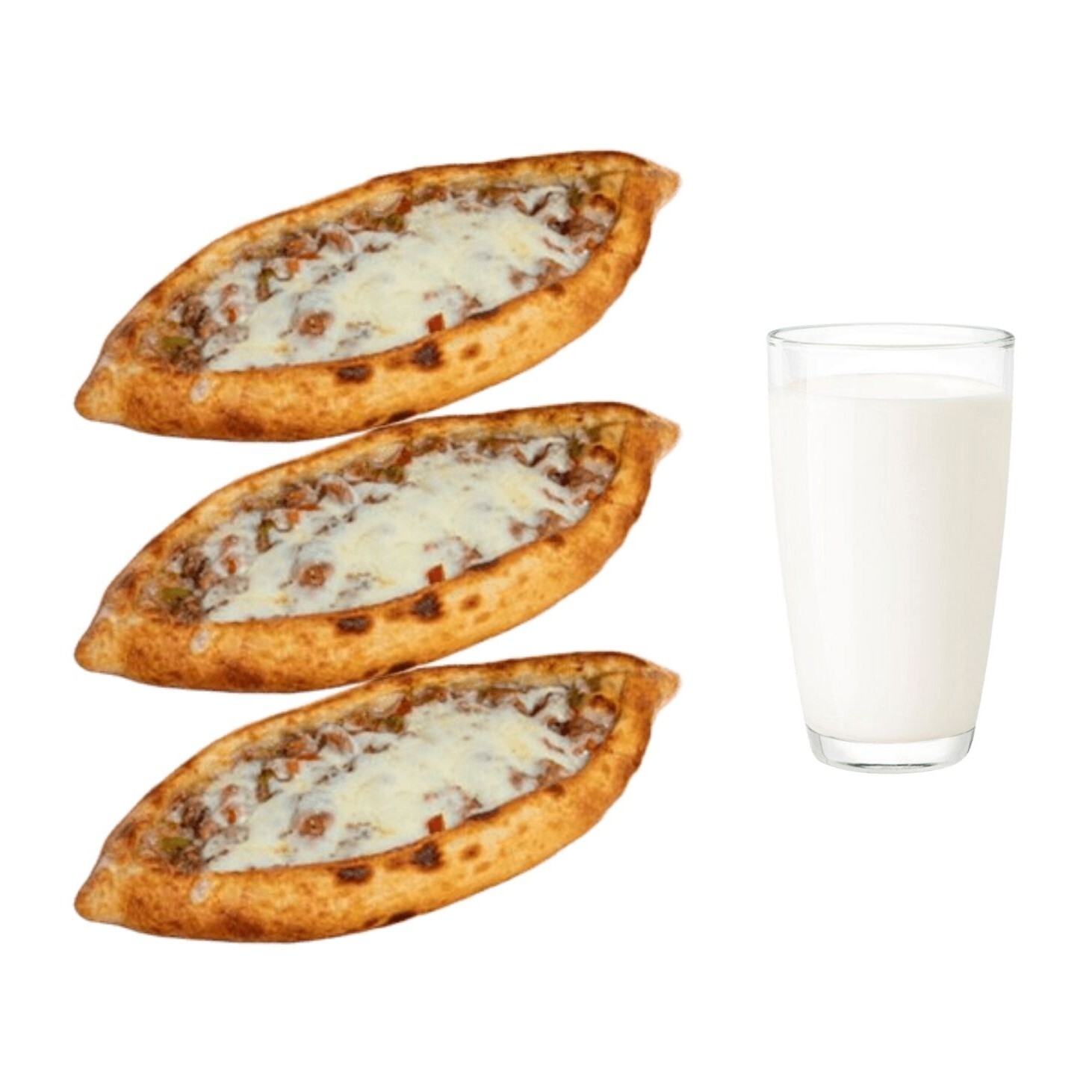 Kuşbaşı Kaşarlı Cantık (3 Ad.) + Ayran (20 cl.)