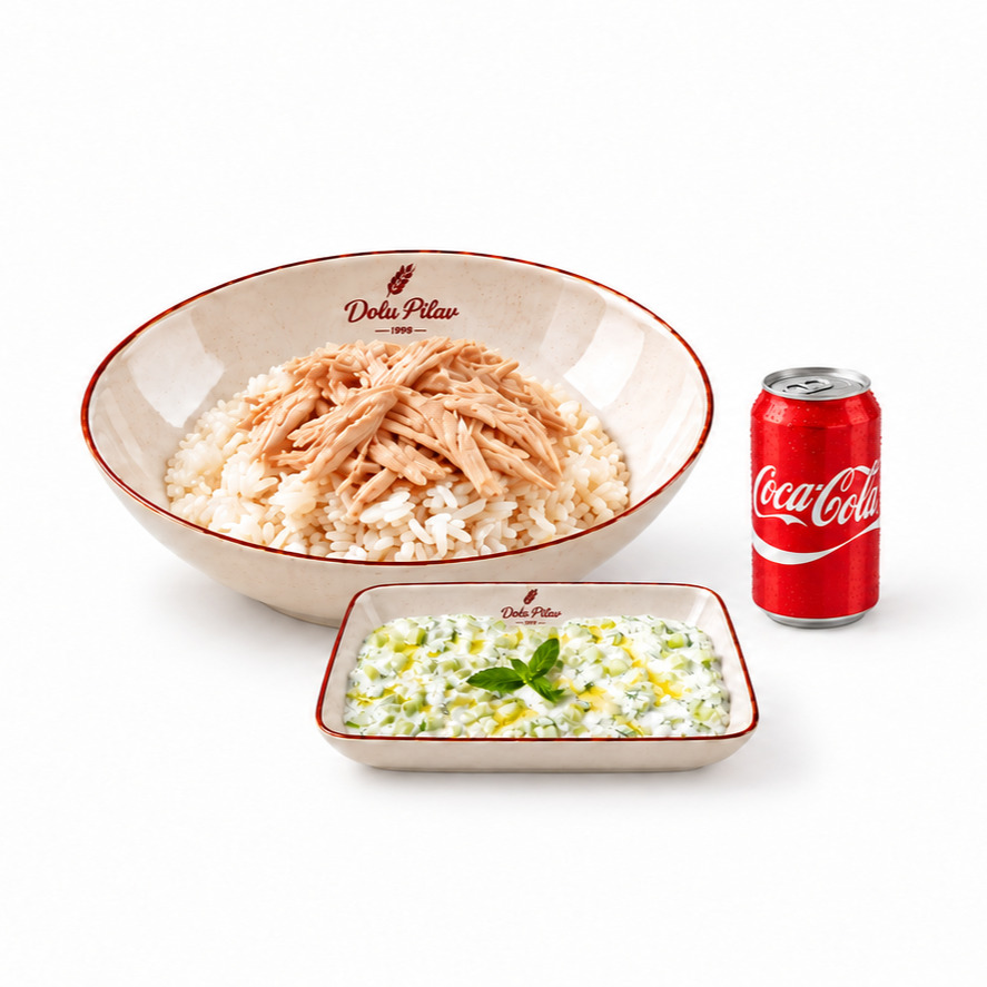 Pilav Üstü Tavuk & Coca Cola