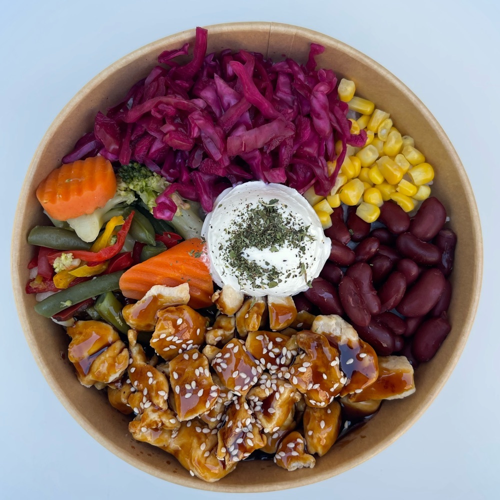 Teriyaki Soslu Tavuk Bowl
