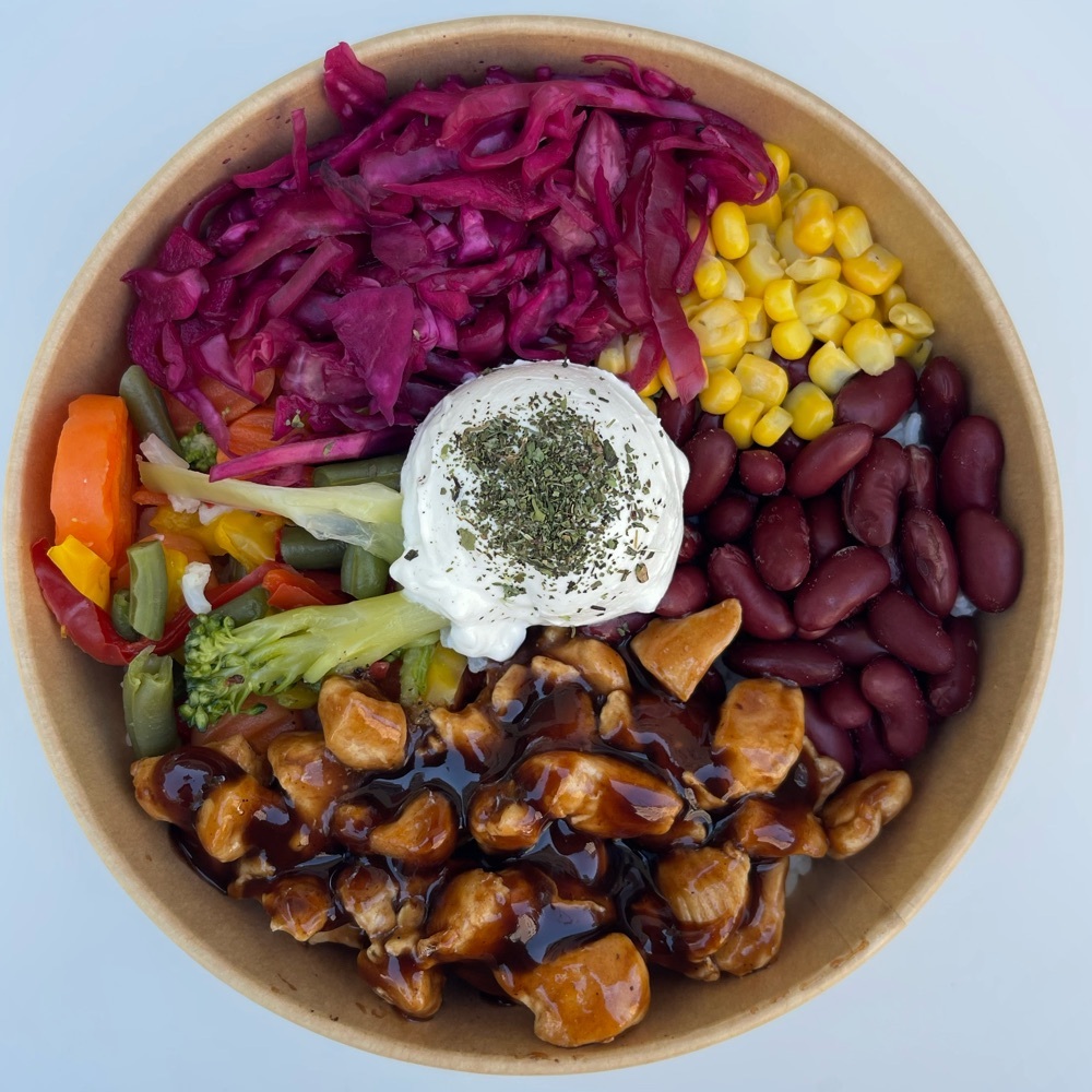 Barbekü Soslu Tavuk Bowl