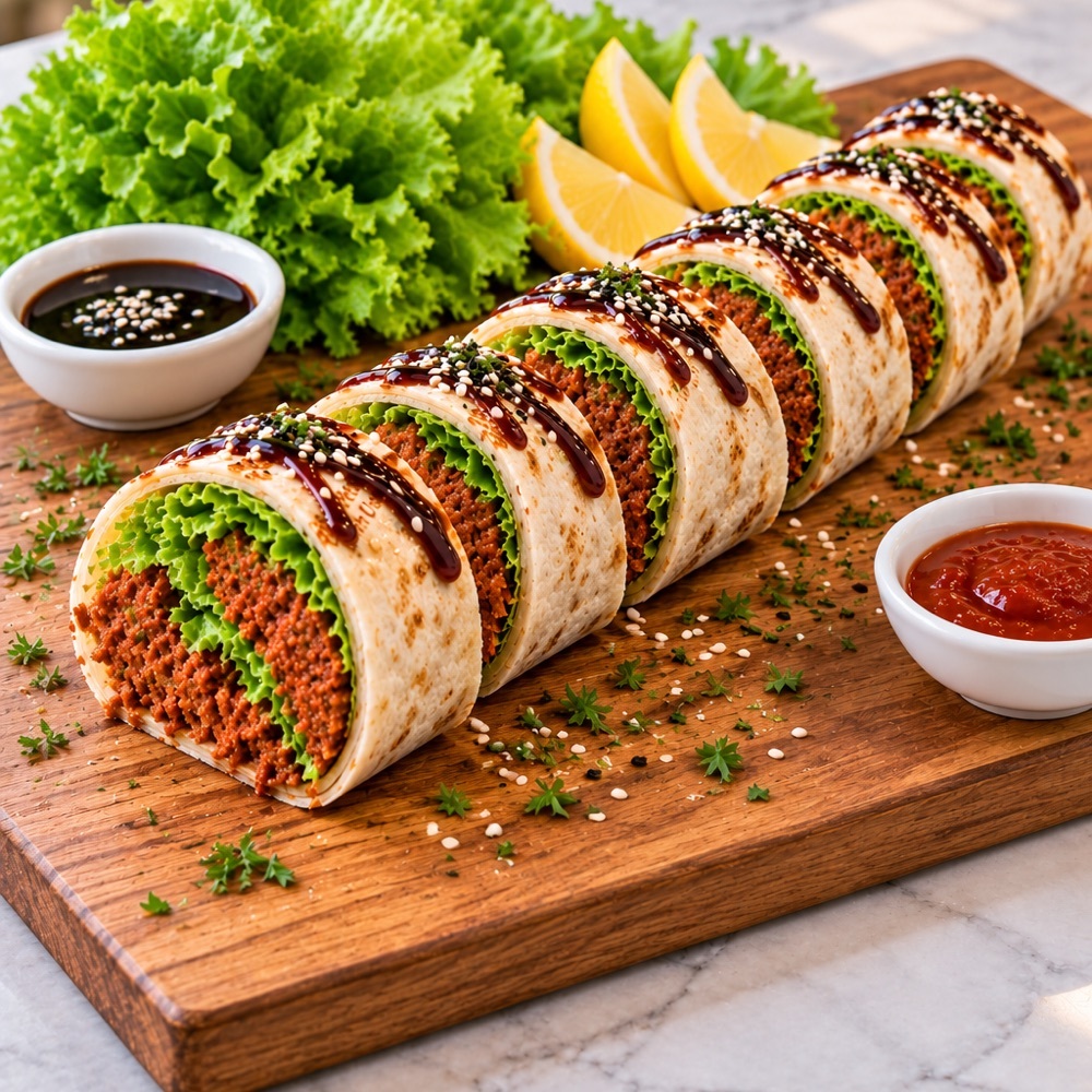 Sushi Çiğ Köfte Dürüm Menü