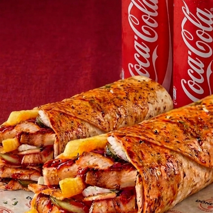 2'li XLarge Tavuk Dürüm + Kola