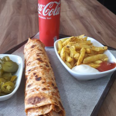 Lavaş Dürüm Tavuk Döner Süper Menü