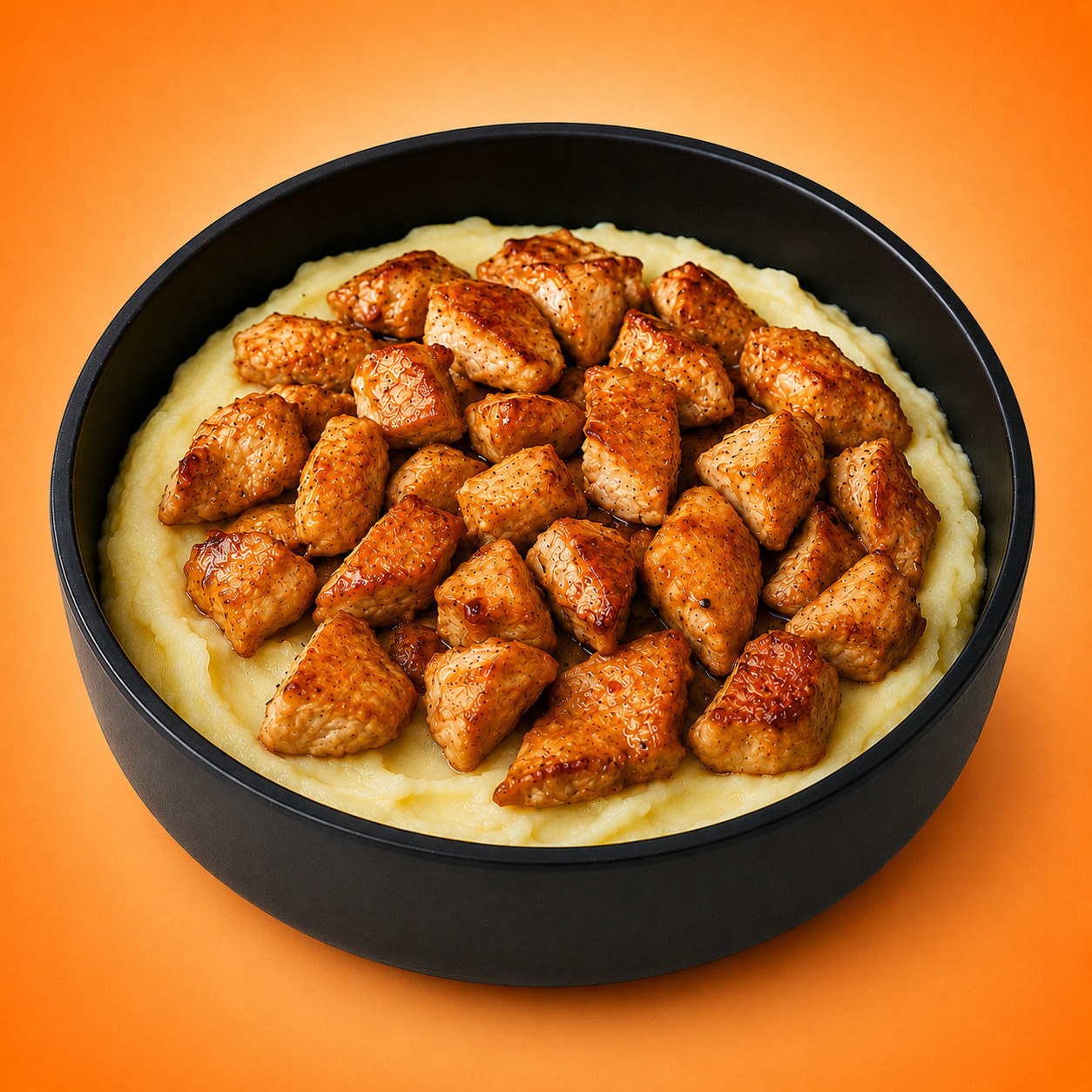 Patates Püreli Kızarmış Tavuk
