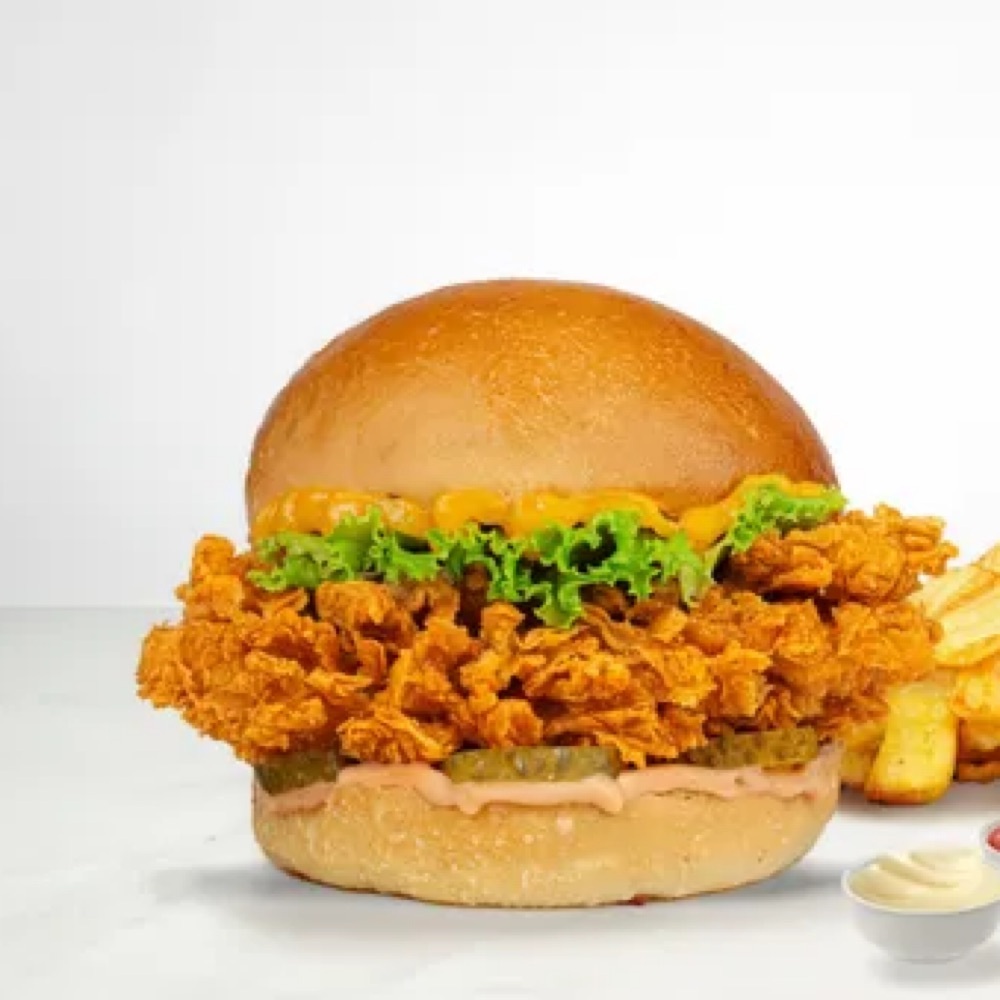 Çıtır Tavuk Burger Medium Boy