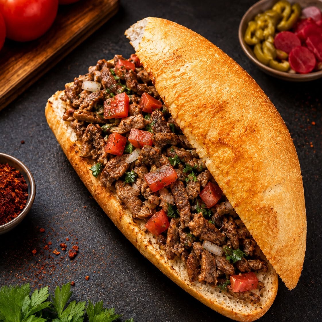 Et Tantuni Tam Ekmek