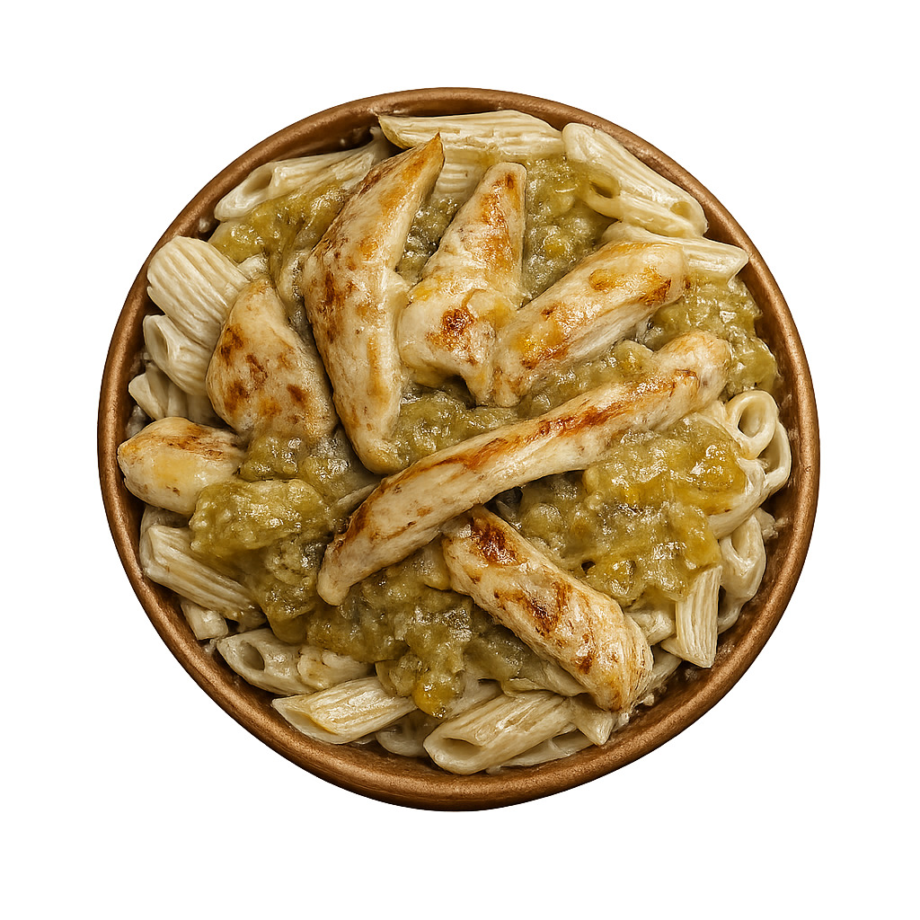 Köz Patlıcanlı Tavuklu Penne
