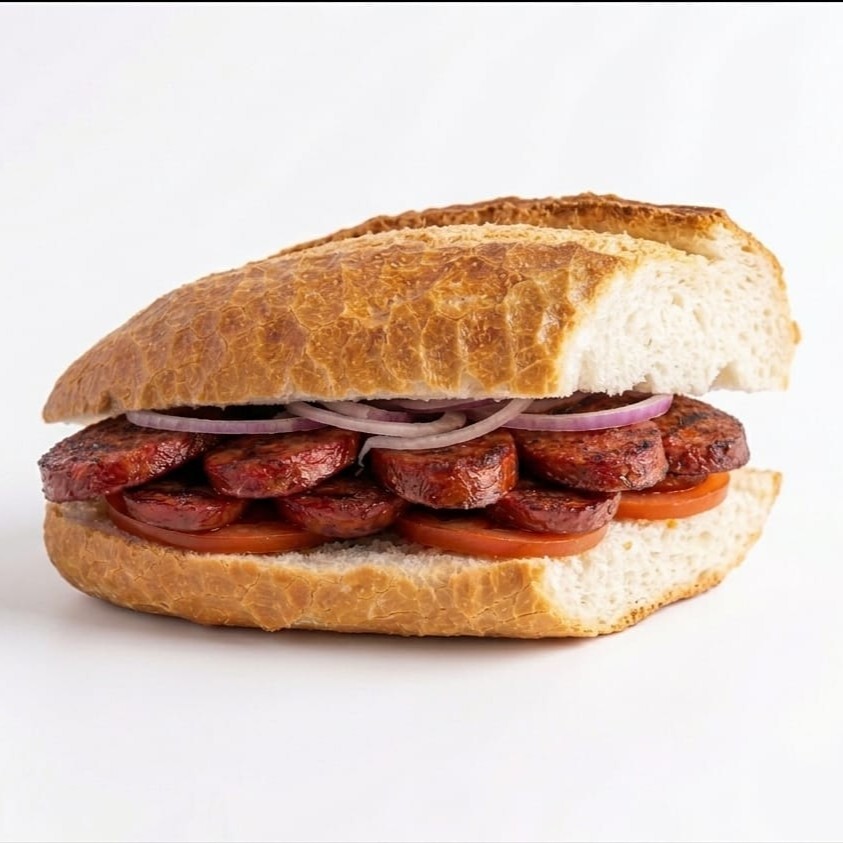 Sucuk Ekmek (Yarım Ekmek)