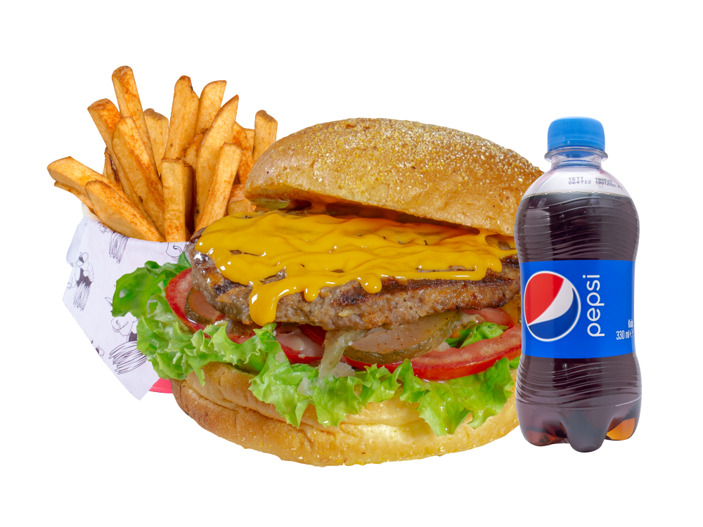 Cheeseburger Menü