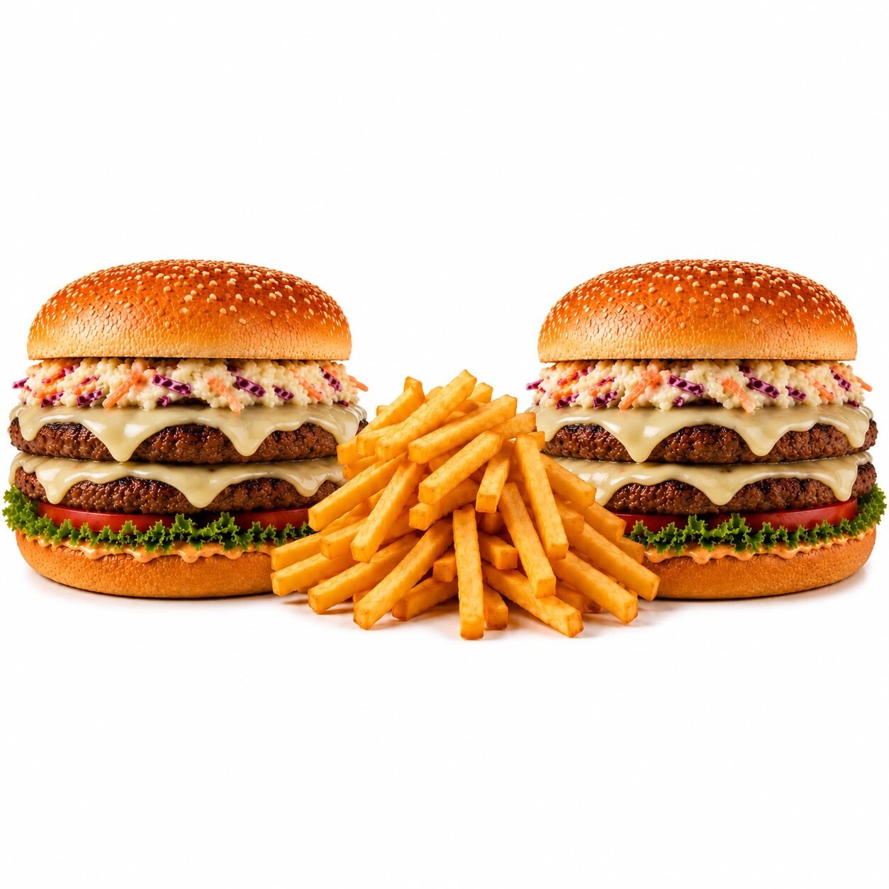 İkili Mega Kaşarlı Double Burger
