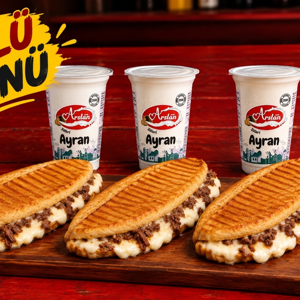 3'lü Menü (Kavurma Kaşarlı)