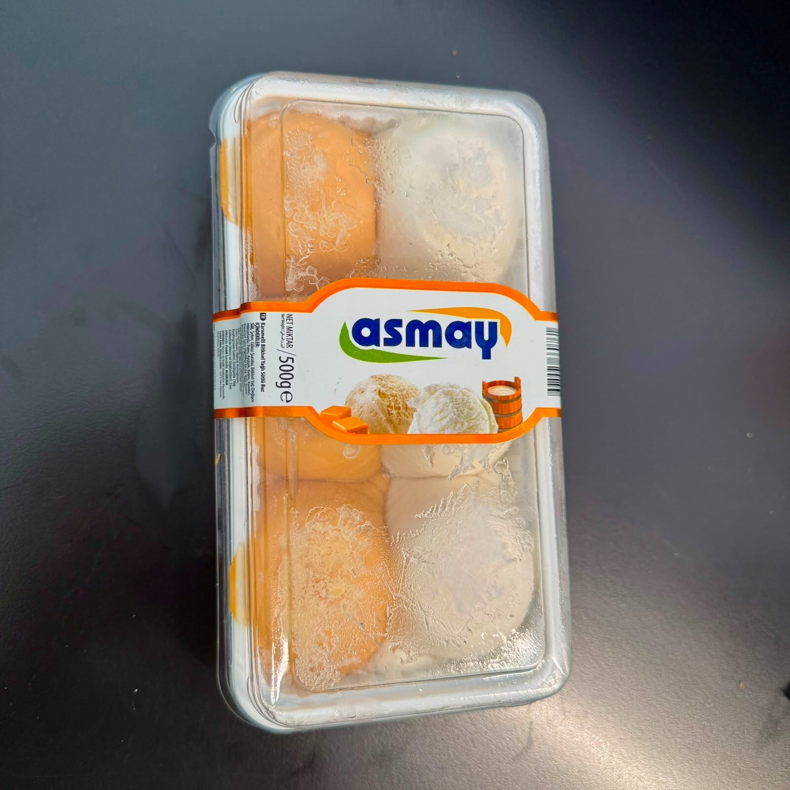 Asmay Maraş Usulü Karamel & Sade Dondurma (500 gr.)