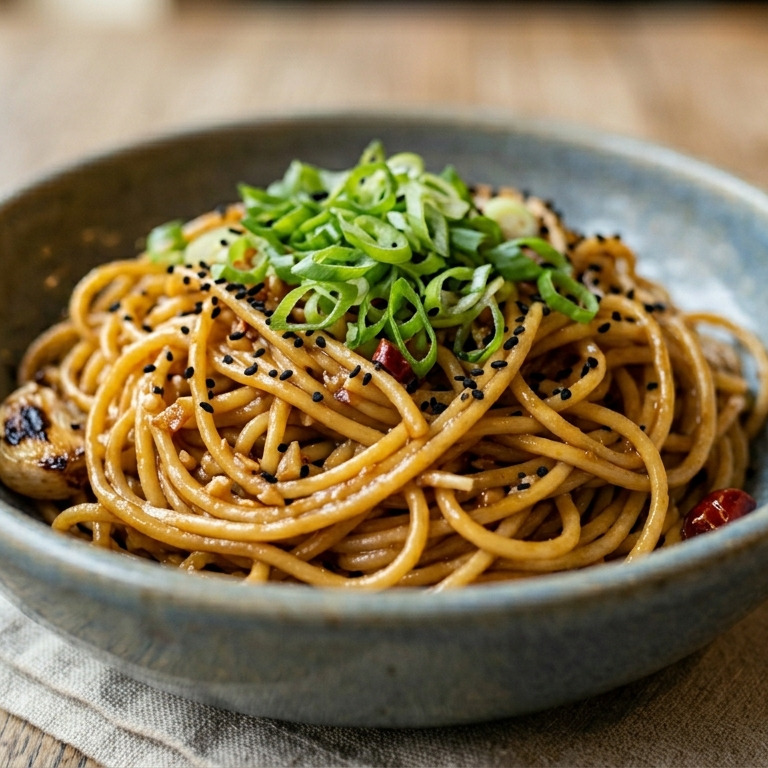 Ballı Sarımsaklı Chilli Noodle