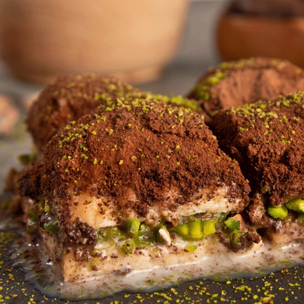 Fıstıklı Çikolatalı Soğuk Baklava (1 kg)