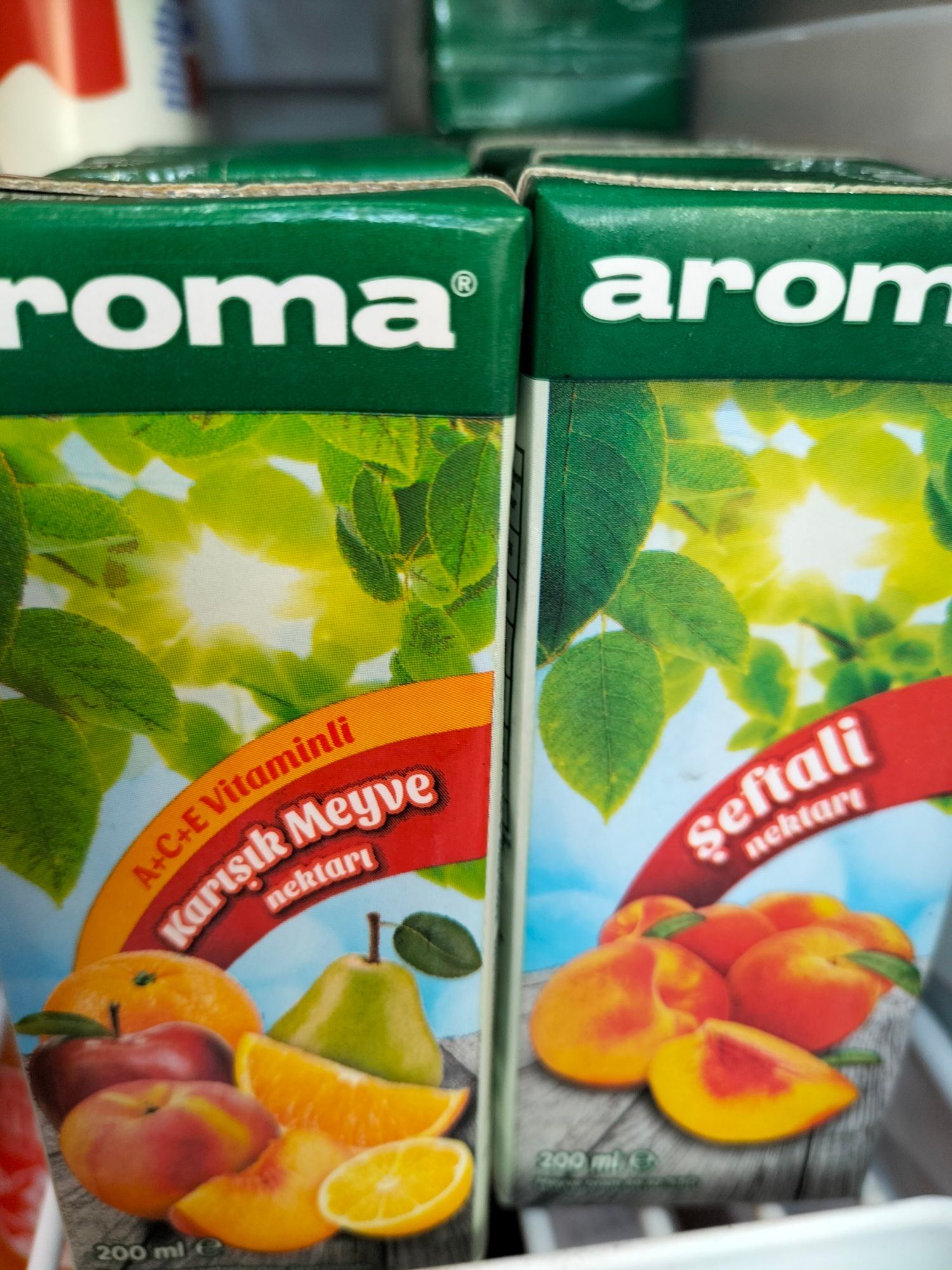 Aroma Kutu Meyve Suyu Şeftali