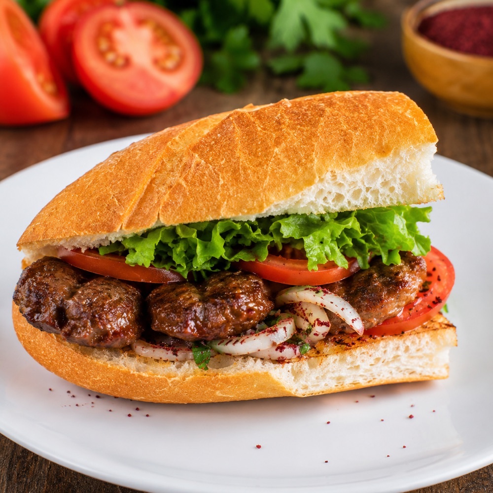 Yarım Ekmek Arası Kömürde Köfte