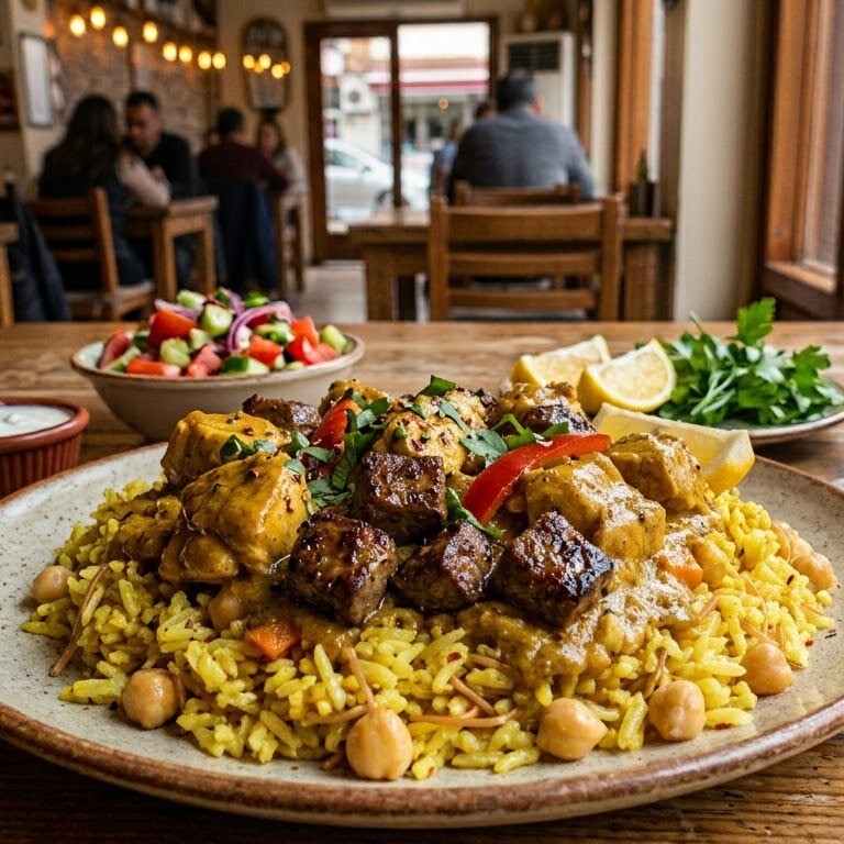 Tavuklu Ciğerli Pilav