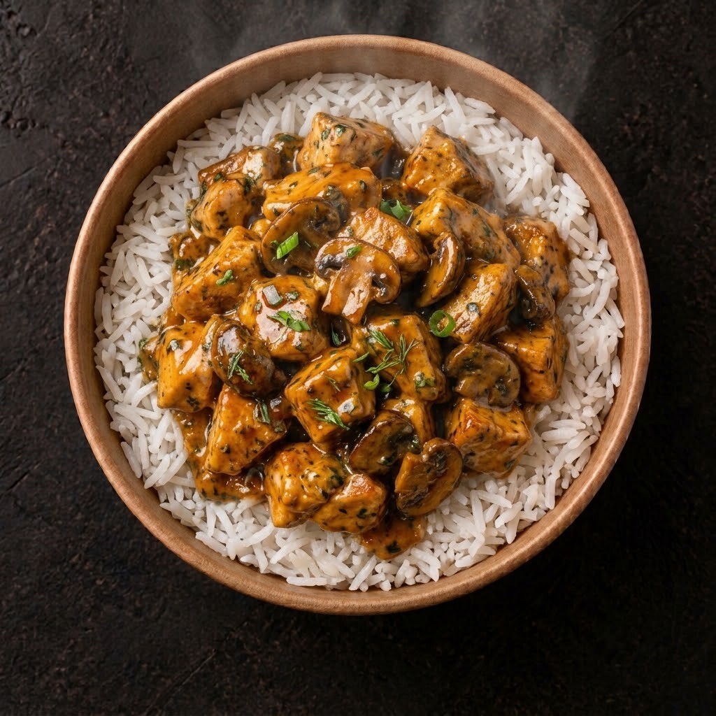 Soya Soslu Tavuklu Pilav
