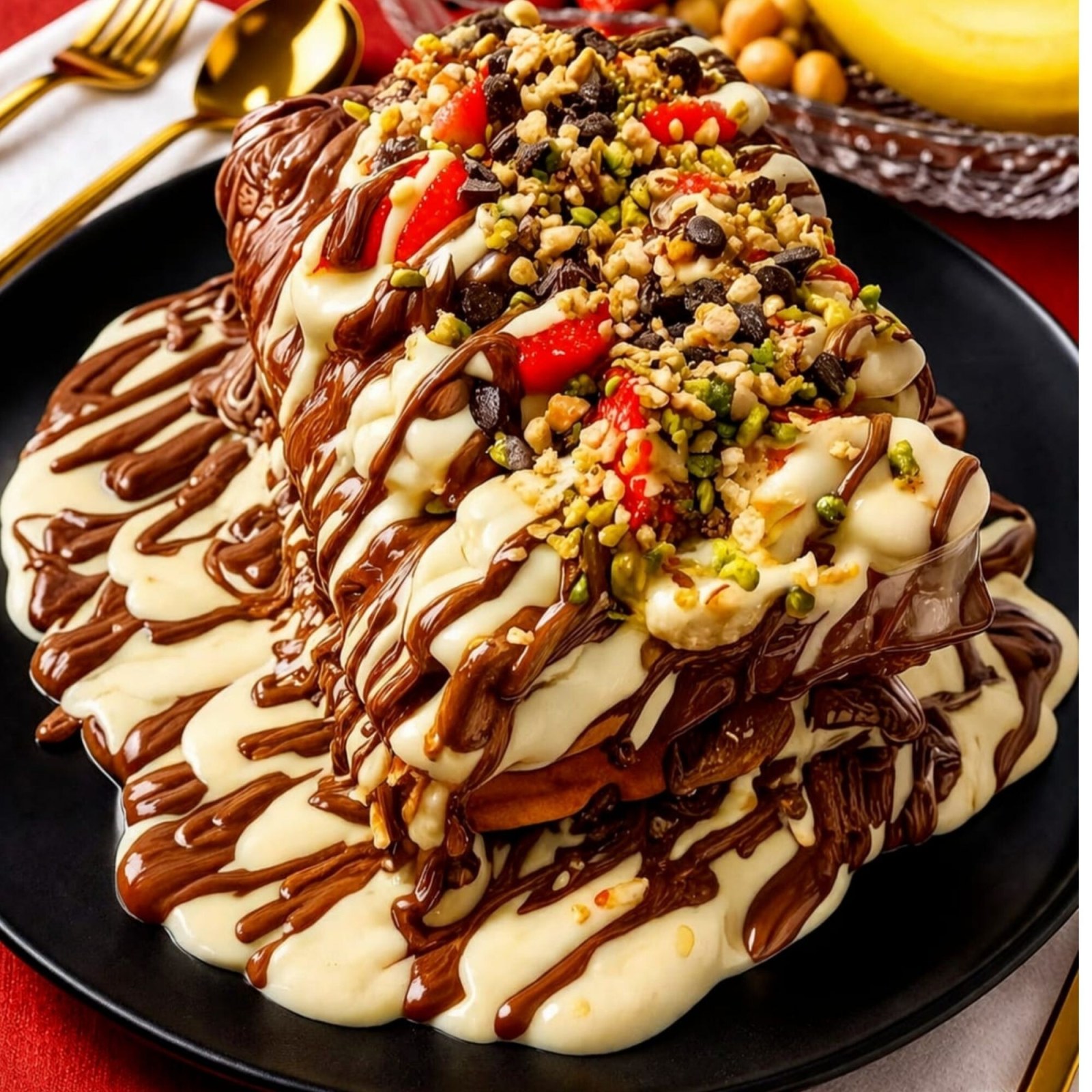 Tatlım Waffle Clasic Bol Soslu (Dilimlenmiş)
