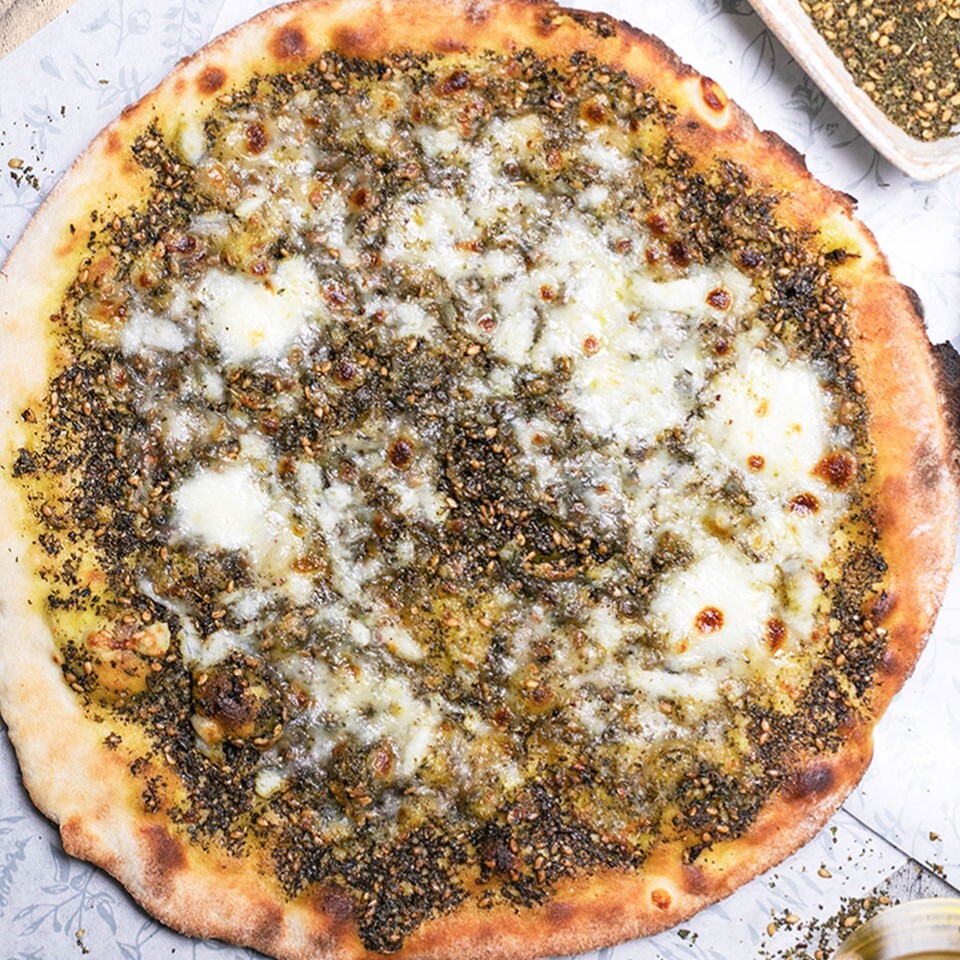 Karışık Zaatar Peynirli Manakiş (Tam Porsiyon)