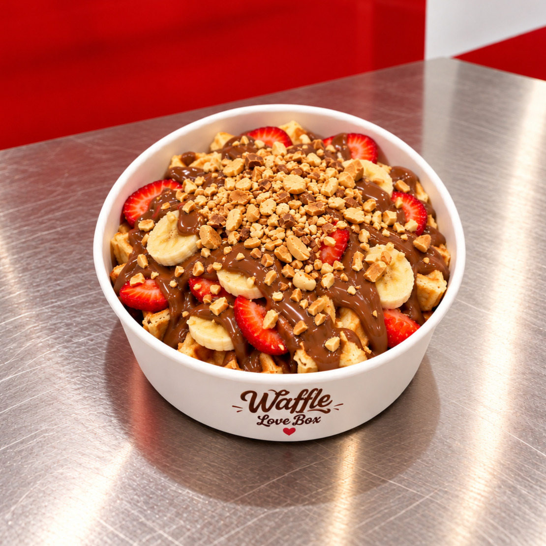 Milky Love Bowl Waffle (Küçük Hamur)