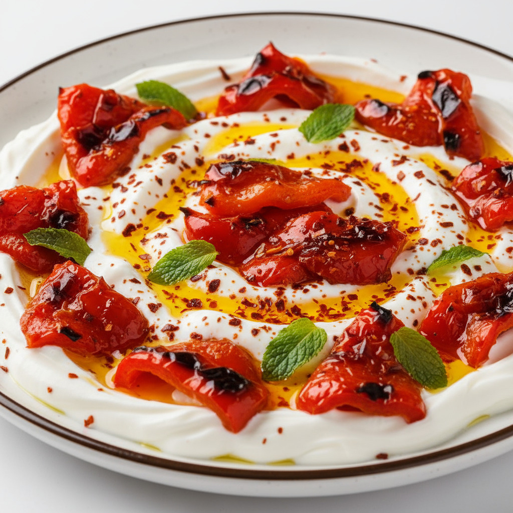 Yoğurtlu Köz Biber