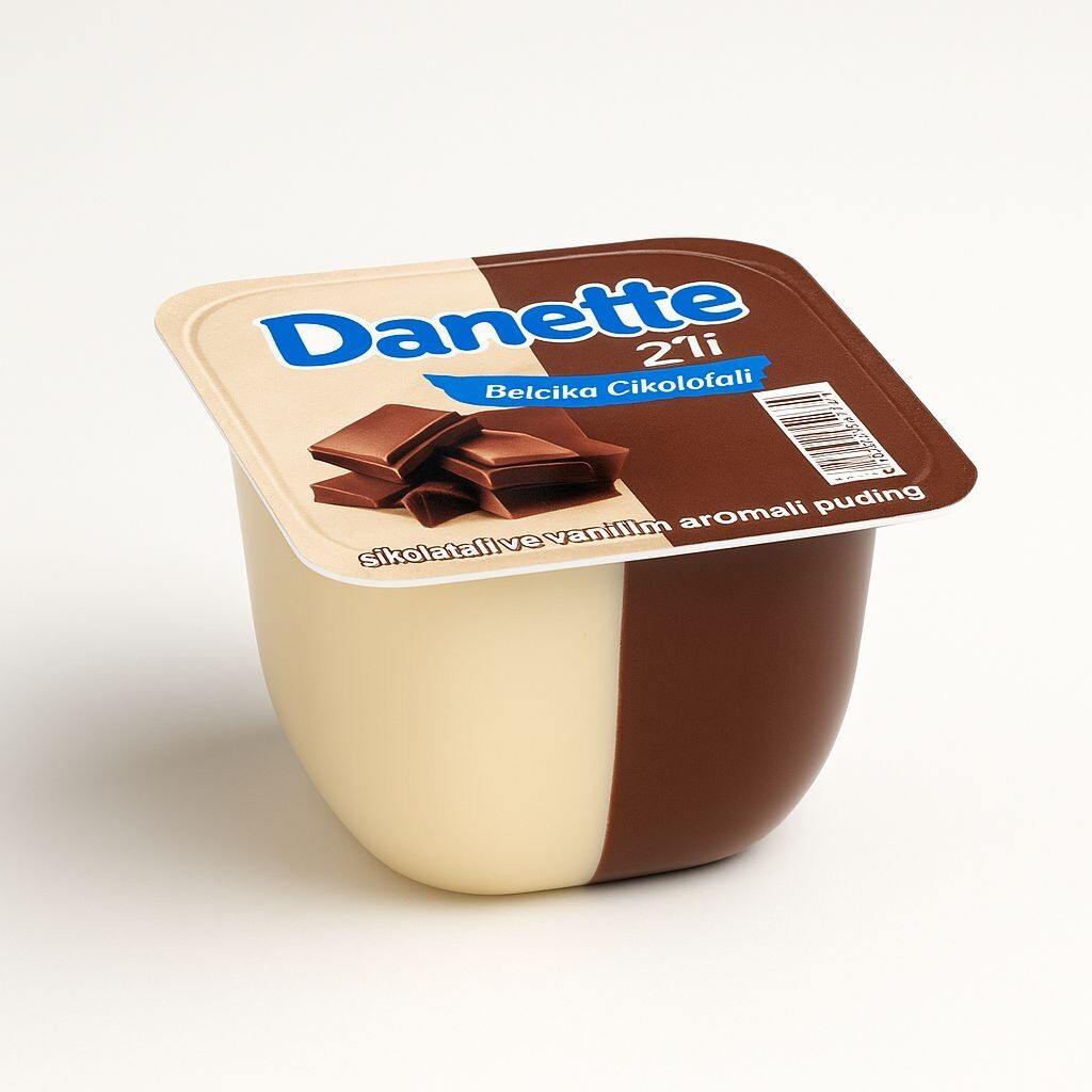 Danette Çikolata ve Vanilya